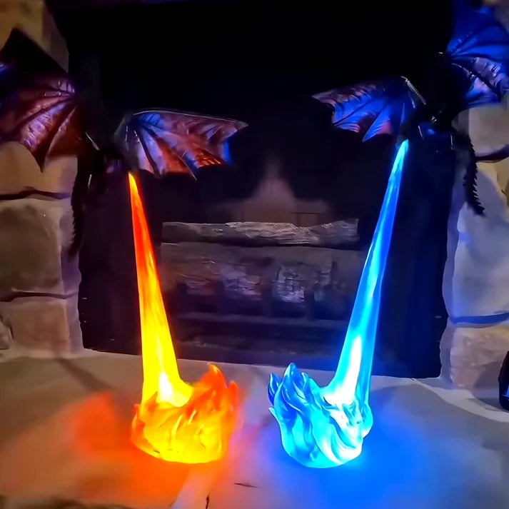 Fire-Breathing Dragon Statue